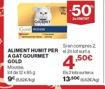 Supercor Exprés GOLD Aliment humit per a gat gourmet oferta