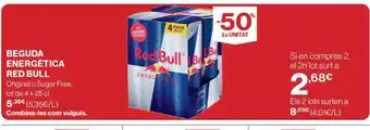 Supercor Exprés RED BULL Beguda energètica oferta