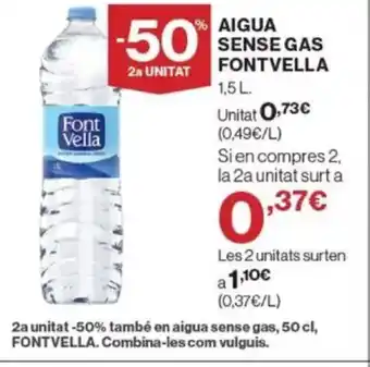 Supercor Exprés FONTVELLA Aigua sense gas oferta