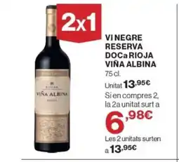 Supercor Exprés VIÑA ALBINA Vi negre reserva doca rioja oferta