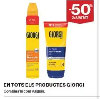 Supercor Exprés GIORGI En tots els productes oferta