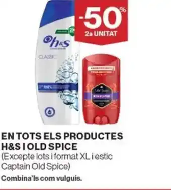 Supercor Exprés En tots els productes h&s i old spice oferta