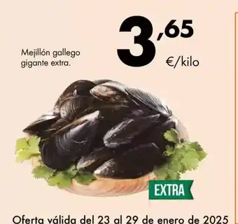 Supermercados Lupa Mejillón gallego gigante extra oferta