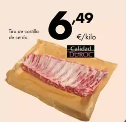 Supermercados Lupa Tira de costilla de cerdo oferta