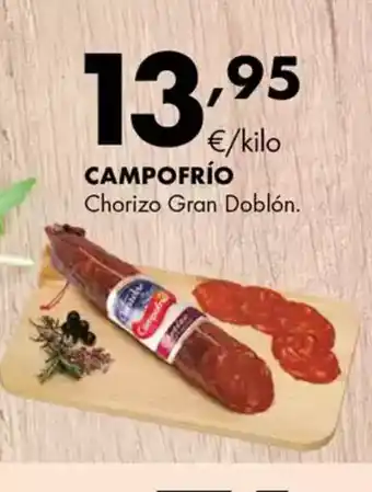 Supermercados Lupa CAMPOFRÍO Chorizo Gran Doblón. oferta