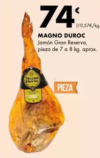 Supermercados Lupa MAGNO DUROC Jamón Gran Reserva oferta