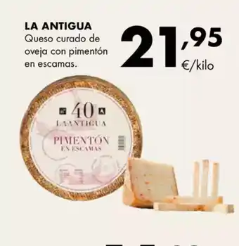 Supermercados Lupa LA ANTIGUA Queso curado de oveja con pimentón oferta