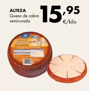 Supermercados Lupa ALTEZA Queso de cabra semicurado oferta