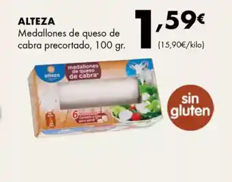 Supermercados Lupa ALTEZA Medallones de queso de cabra precortado oferta