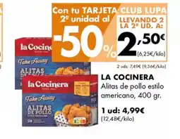 Supermercados Lupa LA COCINERA Alitas de pollo estilo americano oferta