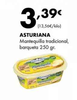 Supermercados Lupa ASTURIANA Mantequilla tradicional, barqueta oferta