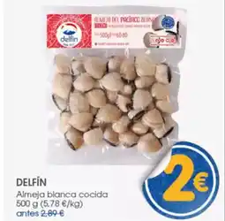 Supermercados Plaza DELFÍN Almeja blanca cocida oferta