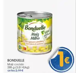 Supermercados Plaza BONDUELLE Maíz cocido oferta