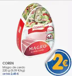 Supermercados Plaza COREN Magro de cerdo oferta