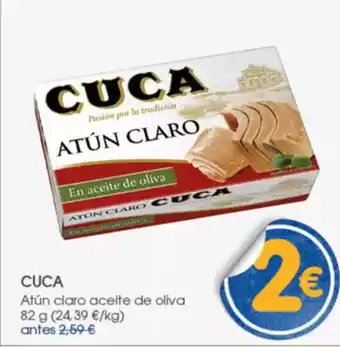 Supermercados Plaza CUCA Atún claro aceite de oliva oferta