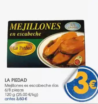 Supermercados Plaza LA PIEDAD Mejillones es escabeche rías 6/8 piezas oferta