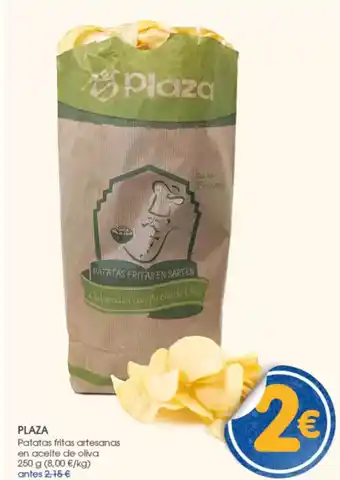 Supermercados Plaza PLAZA Patatas fritas artesanas en aceite de oliva oferta