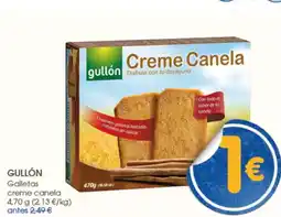 Supermercados Plaza GULLÓN Galletas creme canela oferta