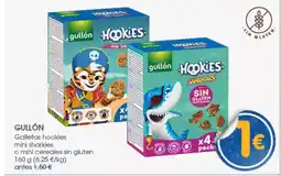 Supermercados Plaza GULLÓN Galletas hookies mini sharkies o mini cereales sin gluten oferta