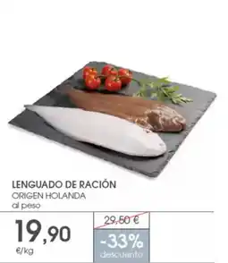 Supermercados Plaza Lenguado de ración oferta