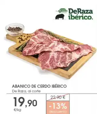 Supermercados Plaza Abanico de cerdo ibérico oferta