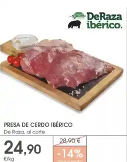 Supermercados Plaza Presa de cerdo ibérico oferta