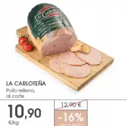 Supermercados Plaza LA CARLOTEÑA Pollo relleno oferta