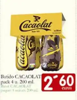 Supermercados Bip Bip CACAOLAT Batido oferta