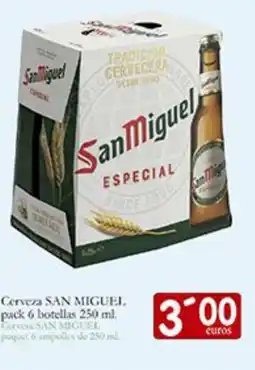 Supermercados Bip Bip SAN MIGUEL Cerveza oferta