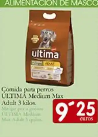 Supermercados Bip Bip ULTIMA Comida para perros Medium Max Adult oferta