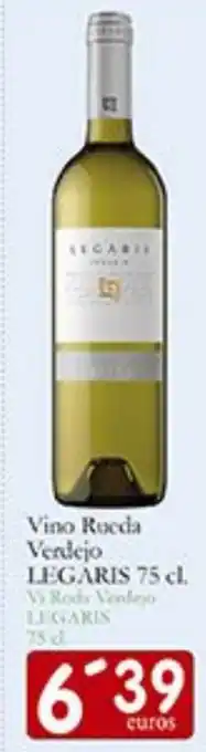 Supermercados Bip Bip LEGARIS Vino Rueda Verdejo oferta