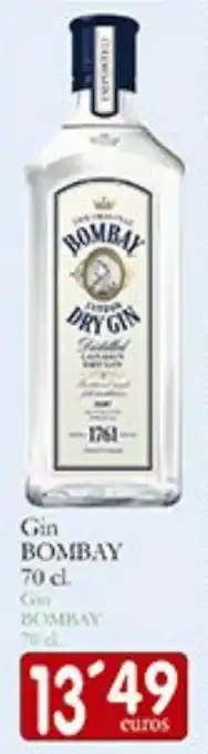 Supermercados Bip Bip BOMBAY Gin oferta