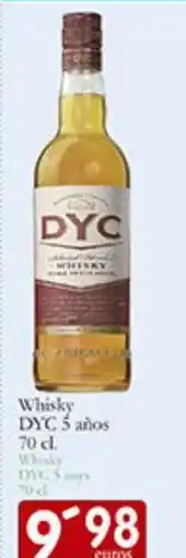 Supermercados Bip Bip DYC Whisky 5 años oferta