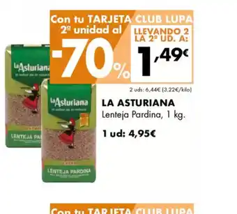 Supermercados Lupa LA ASTURIANA Lenteja Pardin oferta