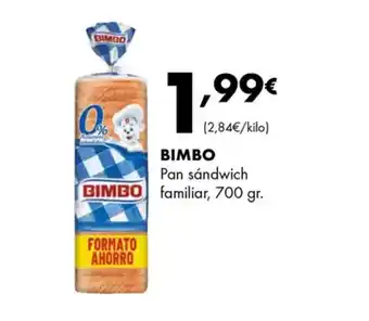 Supermercados Lupa BIMBO Pan sandwich familiar oferta