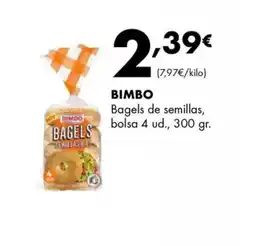 Supermercados Lupa BIMBO Bagels de semillas oferta