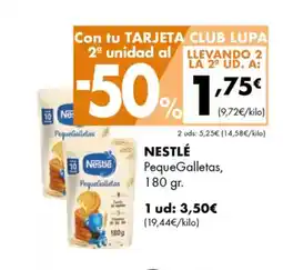 Supermercados Lupa NESTLÉ Peque Galletas, oferta