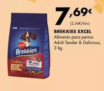 Supermercados Lupa BREKKIES EXCEL Alimento para perros Adult Tender & Delicious oferta