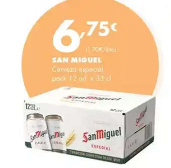 Supermercados Lupa SAN MIGUEL Cerveza especial oferta