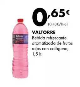 Supermercados Lupa VALTORRE Bebida refrescante aromatizada de frutos rojos con colágeno oferta