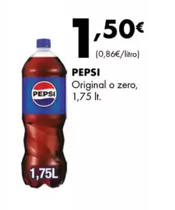 Supermercados Lupa PEPSI Original o zero oferta