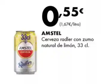 Supermercados Lupa AMSTEL Cerveza radler con zumo oferta