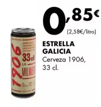 Supermercados Lupa ESTRELLA GALICIA Cerveza 1906 oferta