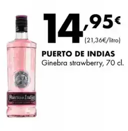 Supermercados Lupa PUERTO DE INDIAS Ginebra strawberry oferta