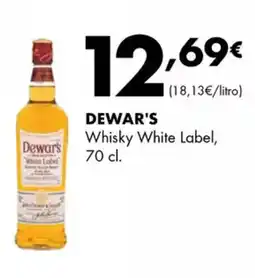 Supermercados Lupa DEWAR'S Whisky White Label oferta