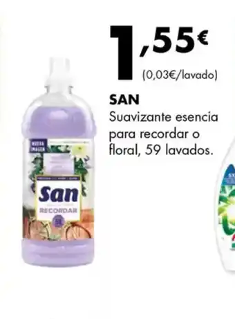 Supermercados Lupa SAN Suavizante esencia para recordar o floral, 59 lavados oferta