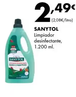 Supermercados Lupa SANYTOL Limpiador desinfectante oferta