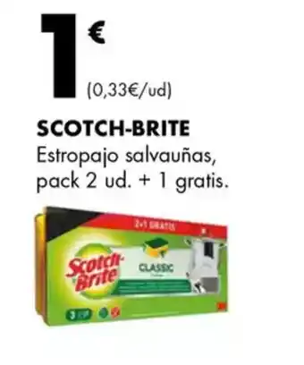 Supermercados Lupa SCOTCH-BRITE Estropajo salvauñas oferta