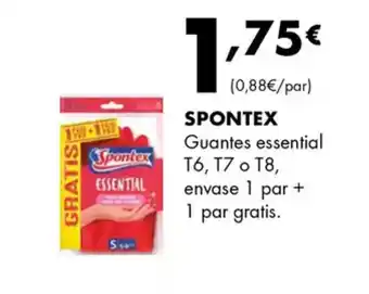 Supermercados Lupa SPONTEX Guantes essential oferta