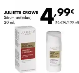 Supermercados Lupa JULIETTE CROWE Sérum antiedad oferta